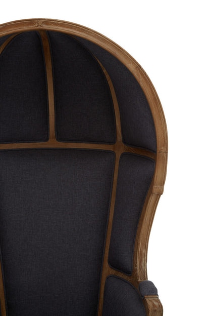 Cabra Graphite Grey Dome Chair