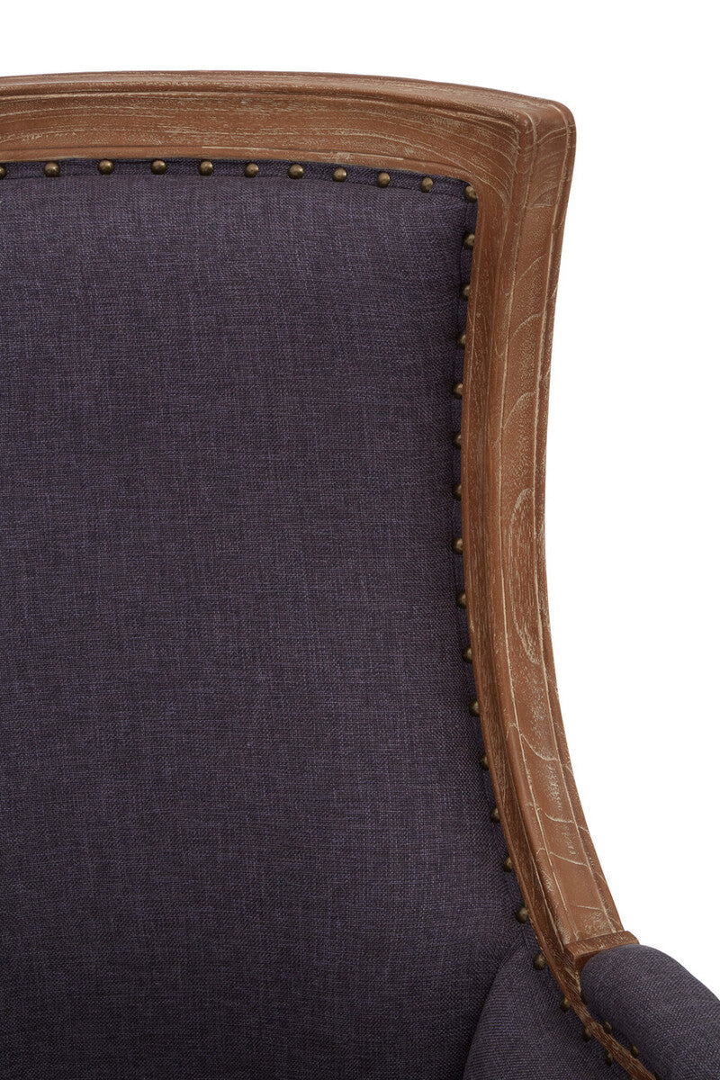 Cabra Graphite Grey Fabric Armchair - Image 7