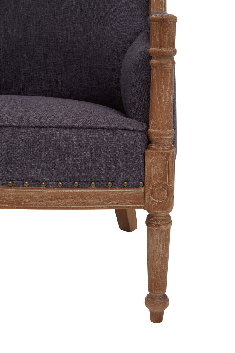 Cabra Graphite Grey Fabric Armchair - Image 8