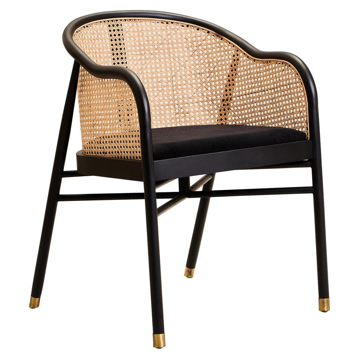 Corso Rattan Chair with Black Seat