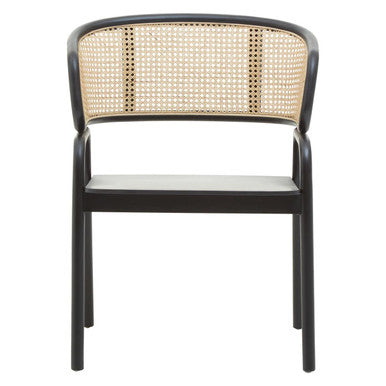 Corso Cane Rattan And Black Chair