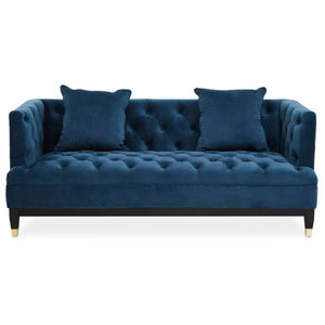 Sefira 2 Seat Navy Fabric Sofa