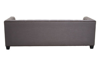 3 Seater Grey Fabric Sofa, Surina - Image 5