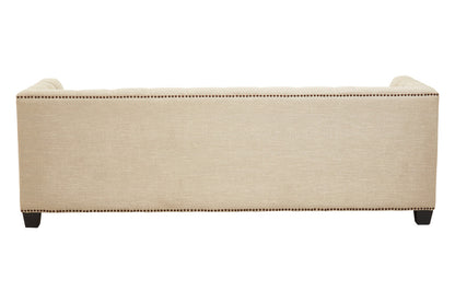 3 Seater Stone Fabric Sofa, Surina - Image 5