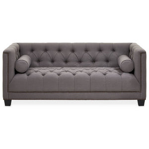 Surina 2 Seat Grey Fabric Sofa