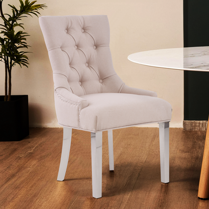 Richmond Beige Dining Chair - Image 2