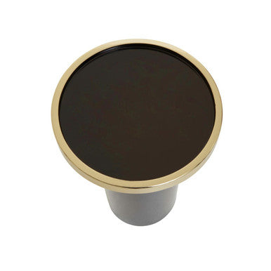 Elva Black And Gold Side Table