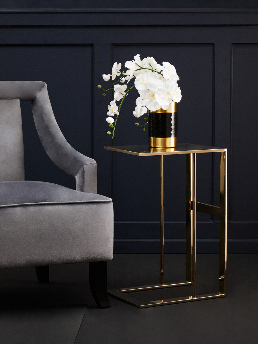 Faye Grey Velvet Chair