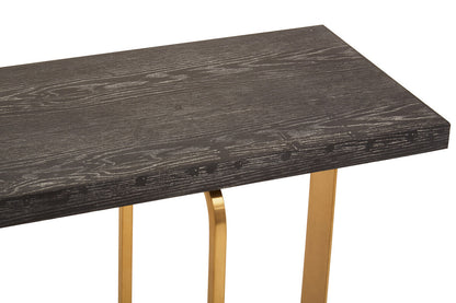 Lena Black And Gold Console Table