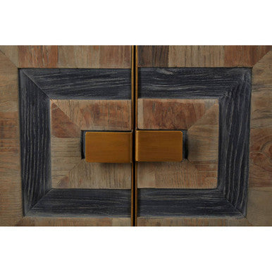 Roselle Two Door Recycled Elm Wood Sideboard - Image 8