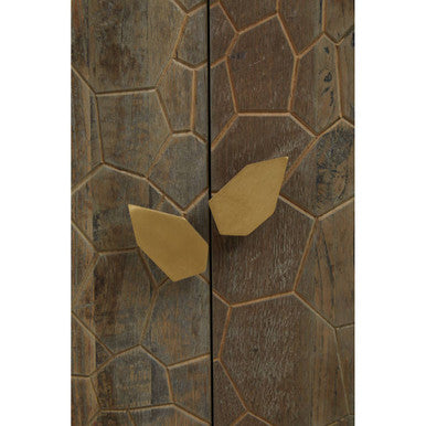 Malay Recycled Elm Wood Tall Cabinet - Image 8