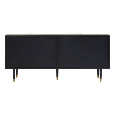 Malay Recycled Elm Wood 4 Door Sideboard - Image 5