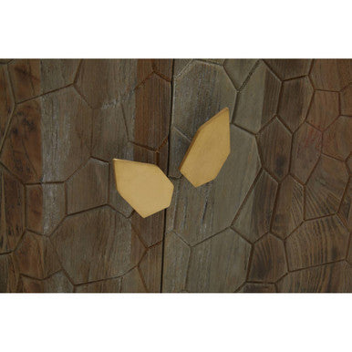 Malay Recycled Elm Wood 4 Door Sideboard - Image 8