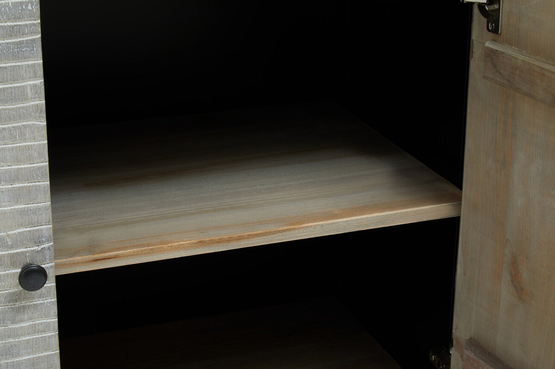 Luxor 4 Door Recycled Pine Wood Sideboard - Image 8