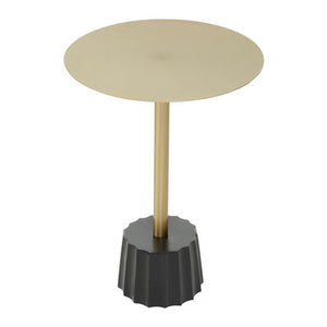 Corra Side Table With Black Base