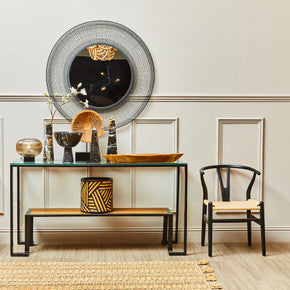 Lyon Wishbone Matte Black Chair