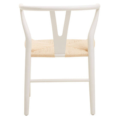 Lyon Wishbone Antique White Chair - Image 6