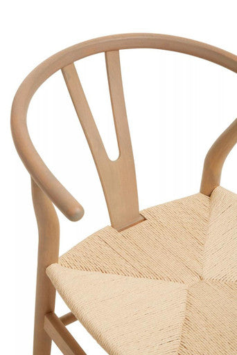 Lyon Wishbone Grey Chair