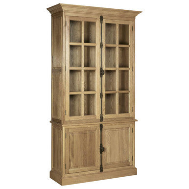 Lyon 4 Door Oak Wood Cabinet