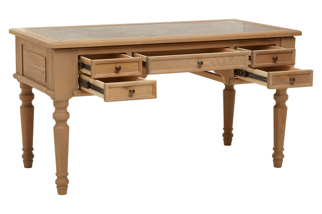 Lyon 5 Drawer Desk - Image 4