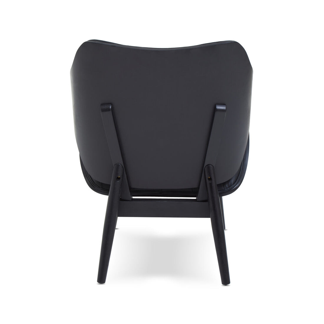 Vinsi Black Leather Effect Chair - Image 8