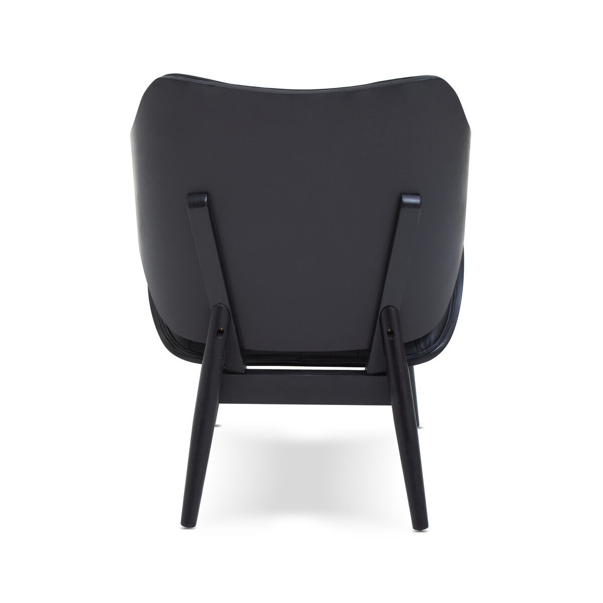 Vinsi Black Leather Effect Chair - Image 8