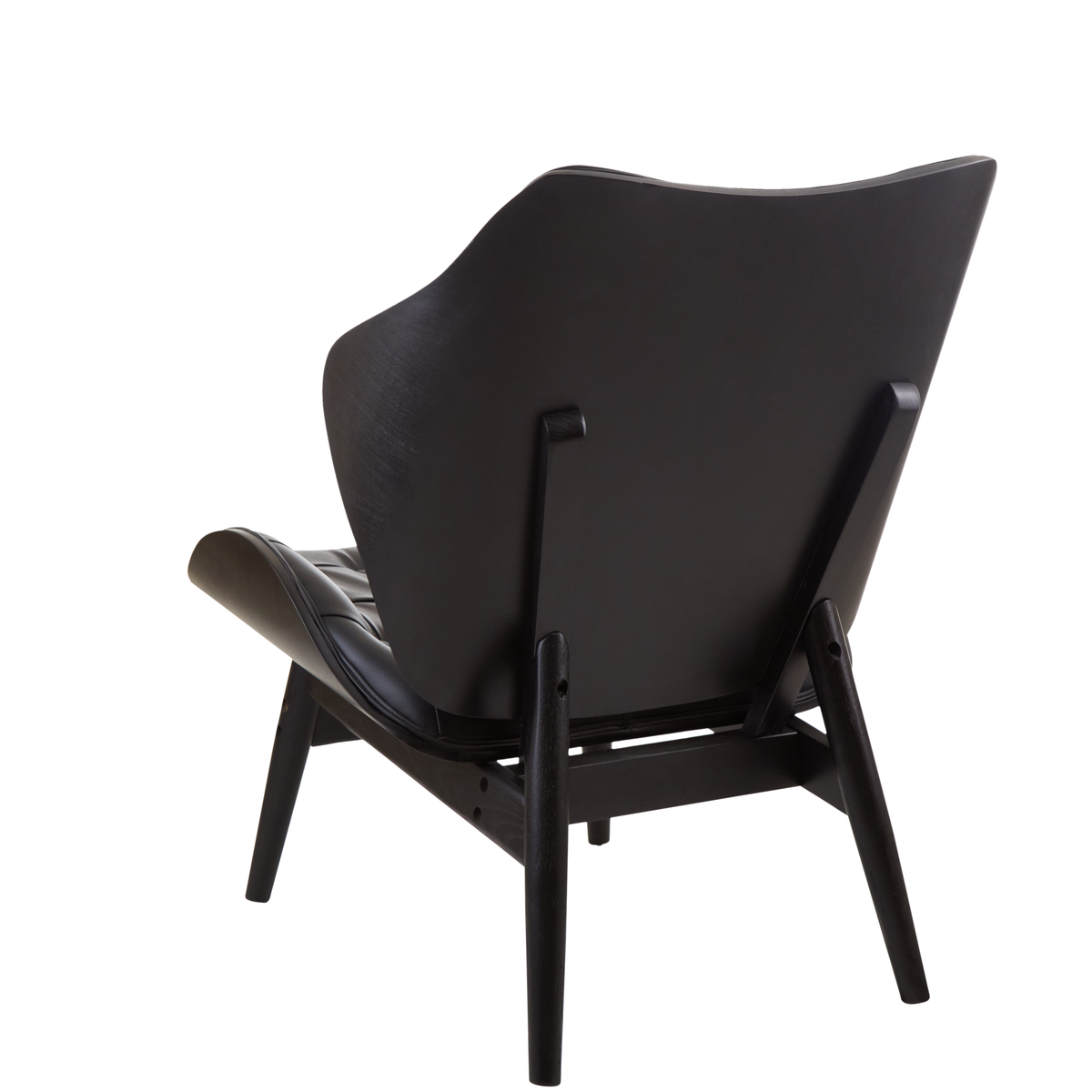 Vinsi Black Leather Effect Chair - Image 11