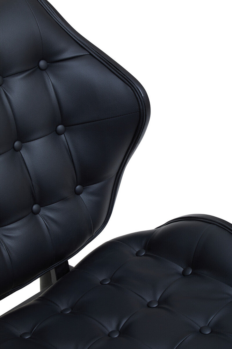 Vinsi Black Leather Effect Chair - Image 15