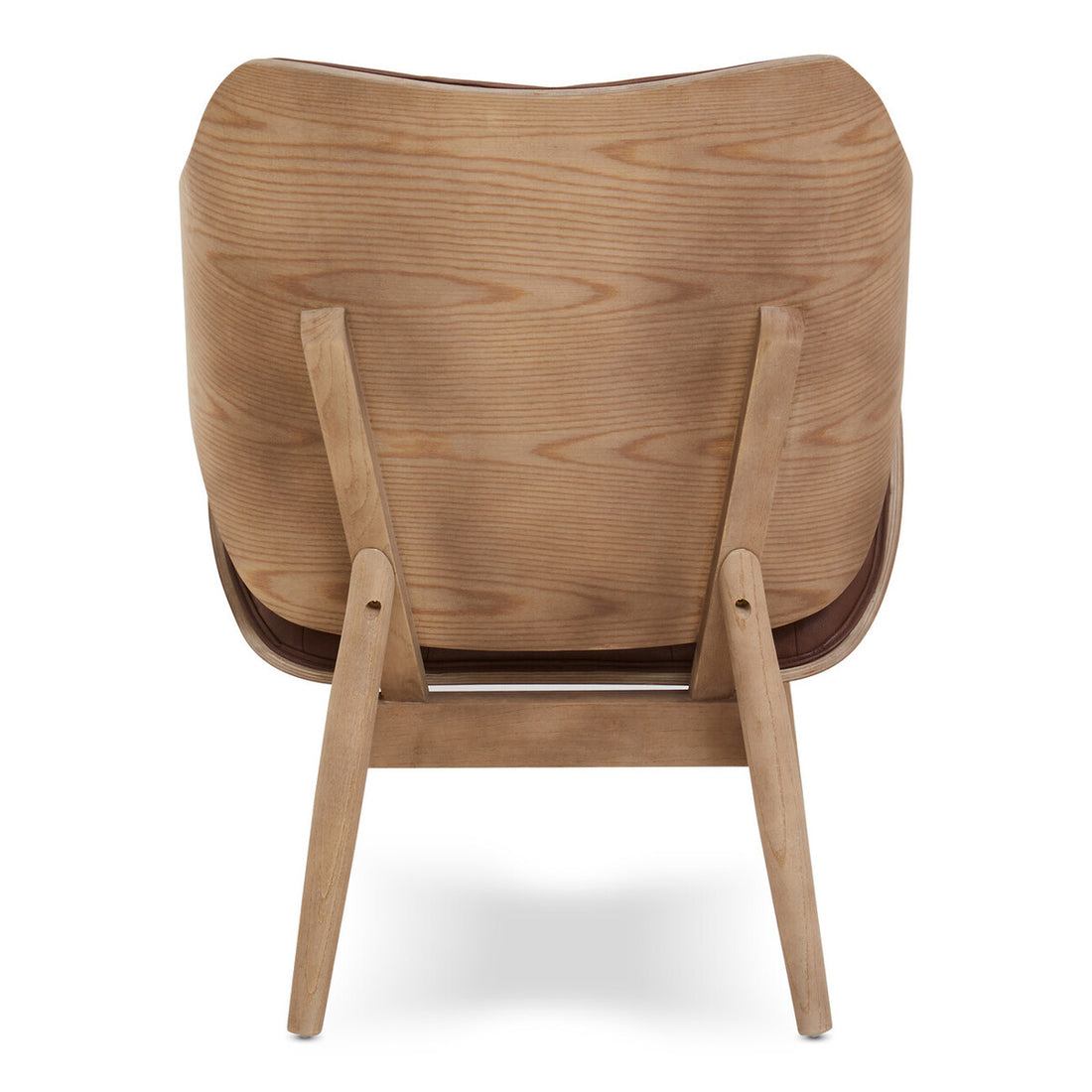 Vinsi Brown Leather Effect Chair - Image 5