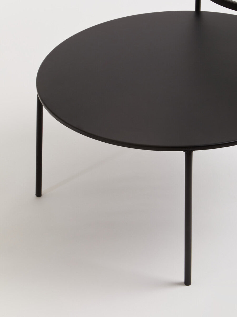 Trento Coffee Table With Glass And Metal Tops