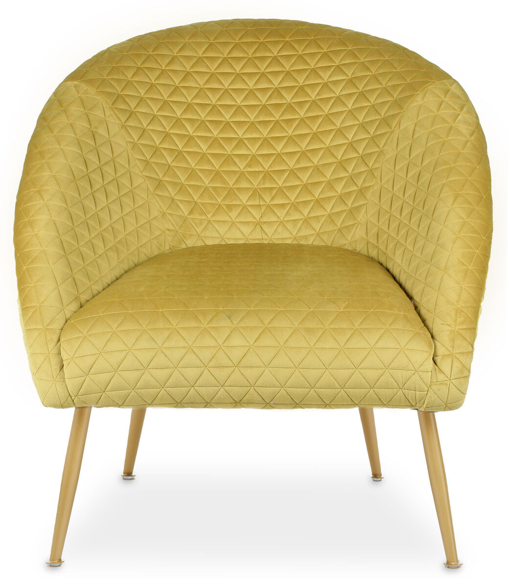 Tania Gold Velvet Occasional Chair