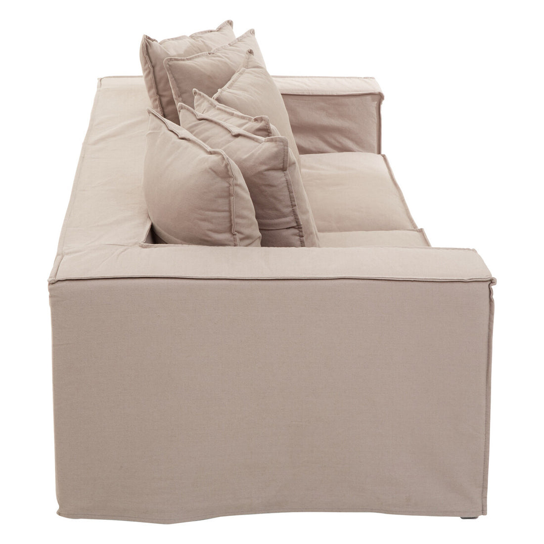 3 Seater Grey Sofa, Marseille - Image 4