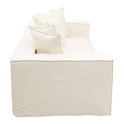 Marseille 3 Seat Cream Sofa