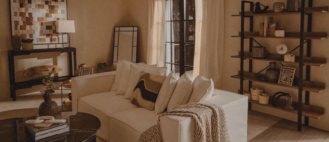 3 Seater Cream Sofa, Marseille - Image 8