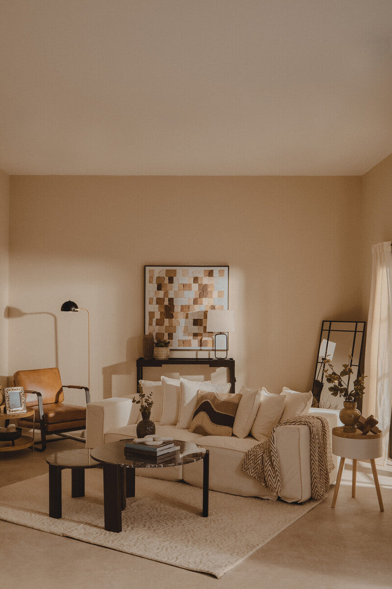 Marseille 3 Seat Cream Sofa