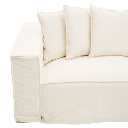 Marseille 3 Seat Cream Sofa