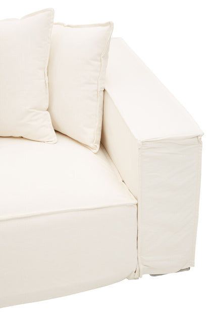 Marseille 3 Seat Cream Sofa