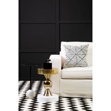 3 Seater Cream Fabric Sofa, Valensole - Image 6