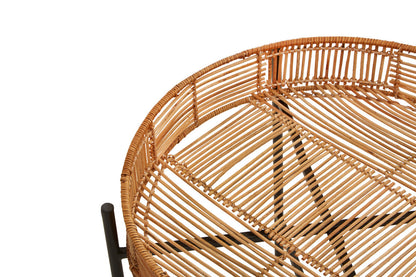 Batu Set Of 2 Natural Rattan Side Tables