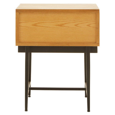 Jakara Natural Finish Side Table with 1 Drawer - Image 5