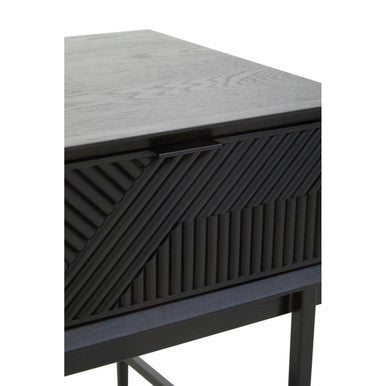 Jakara Black Finish Side Table
