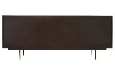 Jakara Black Finish Sideboard with 4 Doors and 3 Drawers - Image 5