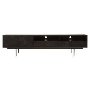 Jakara Black Finish Media Unit