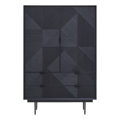 Jakara Black Finish Cabinet