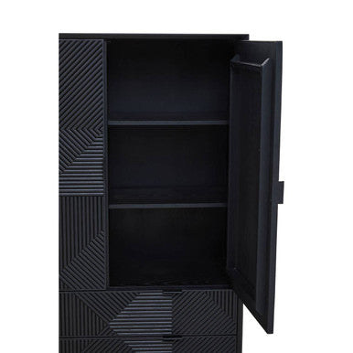 Jakara Black Finish Cabinet - Image 8
