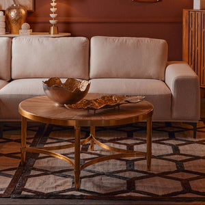 Jana Coffee Table With Curved Frame