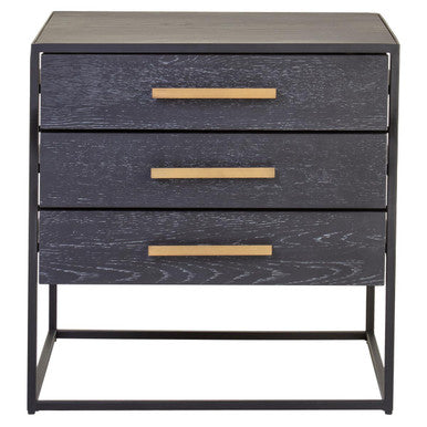 Judd Three Drawer Side Table