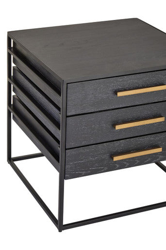 Judd Three Drawer Side Table