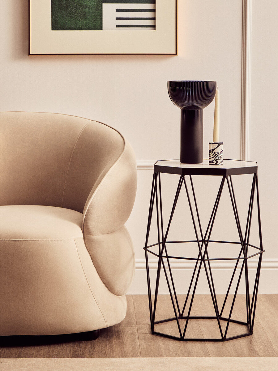 Shalimar Side Table With Octagonal Top