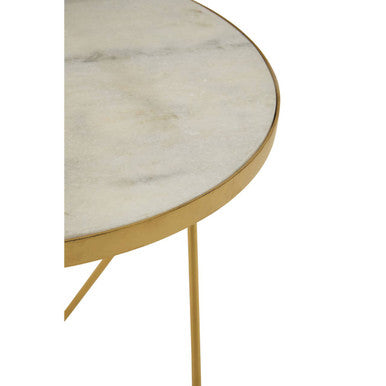 Rabia Side Table With Hairpin Legs